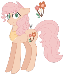 Size: 1239x1456 | Tagged: safe, artist:gallantserver, oc, oc only, oc:papillion, earth pony, pony, female, magical lesbian spawn, mare, offspring, parent:applejack, parent:fluttershy, parents:appleshy, simple background, solo, transparent background