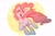 Size: 1487x989 | Tagged: safe, artist:oofycolorful, pinkie pie, earth pony, pony, g4, chest fluff, cute, diapinkes, eyes closed, female, happy, heart, mare, open mouth, smiling, solo, standing on two hooves, stars