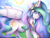 Size: 2224x1668 | Tagged: safe, artist:mychelle, princess celestia, alicorn, pony, g4, crown, cutie mark, ethereal mane, female, glare, hoof shoes, jewelry, looking at you, mare, peytral, regalia, solo, sun
