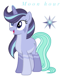 Size: 898x1068 | Tagged: safe, artist:xxcheerupxxx, oc, oc only, oc:moon hour, pony, unicorn, base used, female, magical lesbian spawn, mare, offspring, parent:starlight glimmer, parent:trixie, parents:startrix, simple background, solo