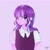 Size: 2048x2048 | Tagged: safe, artist:rapunzelights, starlight glimmer, equestria girls, g4, bust, clothes, crystal prep academy uniform, eyelashes, female, frown, high res, necktie, school uniform, signature, simple background, solo