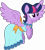 Size: 3500x3892 | Tagged: safe, artist:ambassad0r, twilight sparkle, alicorn, pony, g4, make new friends but keep discord, clothes, dress, female, gala dress, high res, mare, simple background, solo, transparent background, twilight sparkle (alicorn), vector