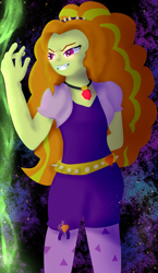 Size: 1131x1947 | Tagged: safe, artist:moonlightrift, adagio dazzle, equestria girls, g4, jewelry, necklace, solo