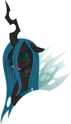 Size: 4000x6986 | Tagged: safe, artist:negatif22, ocellus, queen chrysalis, changeling, changeling queen, g4, season 8, what lies beneath, absurd resolution, anxiety, breakdown, broken, bust, crying, cute, cutealis, eyes closed, fangs, female, open mouth, quadrupedal, queen chrysellus, sad, sadorable, simple background, sobbing, solo, tantrum, teary eyes, transparent background, transparent wings, vector, wings, zoomorphic