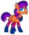 Size: 1026x1224 | Tagged: safe, artist:kb-gamerartist, derpibooru exclusive, oc, oc only, oc:jade harmony, pegasus, pony, 2021 community collab, derpibooru community collaboration, :p, bisexual pride flag, clothes, ear piercing, earring, female, heart, jewelry, mare, piercing, pride, pride flag, pride socks, scarf, simple background, socks, solo, striped socks, tongue out, transparent background