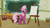 Size: 1280x720 | Tagged: safe, screencap, cheerilee, earth pony, pony, call of the cutie, g4, chalkboard, female, mare, solo