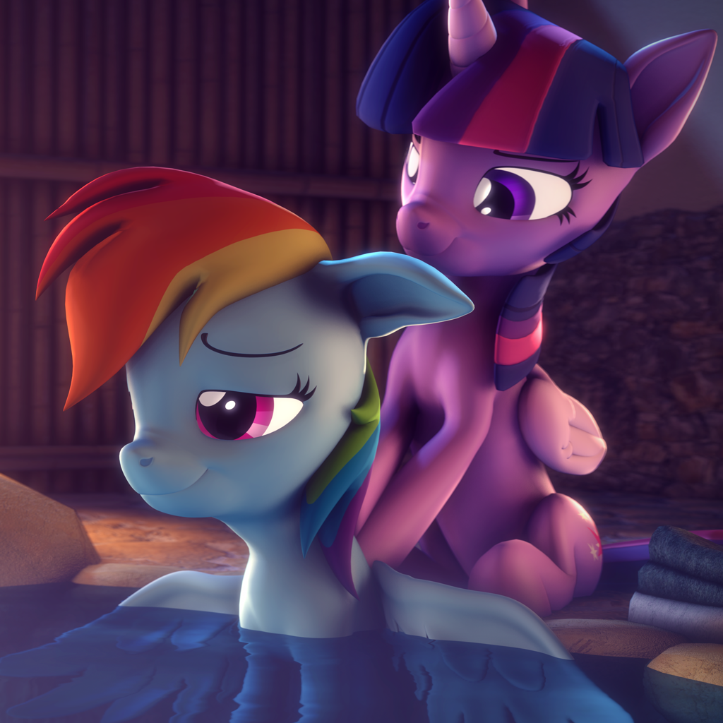 2591188 - safe, artist:psfmer, rainbow dash, twilight sparkle