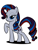 Size: 750x1000 | Tagged: safe, artist:uaflame, pony, donetsk people's republic, nation ponies, not rarity, ponified, solo