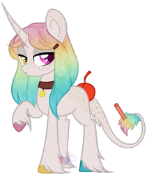 Size: 435x516 | Tagged: safe, artist:blues-edits, artist:lullabyprince, oc, oc only, oc:paper lantern, original species, pony, unicorn, base used, closed species, cocktail colt, male, simple background, solo, stallion, transparent background