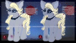 Size: 1024x576 | Tagged: safe, artist:maryhoovesfield, oc, oc only, earth pony, pony, cyrillic, duo, ear fluff, earth pony oc, eyelashes, injured, reference sheet, russian, signature
