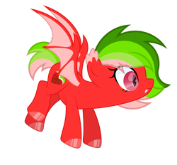 Size: 2800x2600 | Tagged: safe, artist:ponkus, oc, oc only, oc:melun heart, bat pony, pony, cute, female, flying, high res, mare, simple background, solo, transparent background