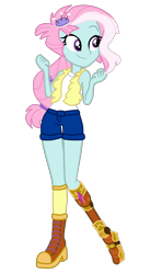 Size: 1328x2244 | Tagged: safe, artist:gmaplay, kerfuffle, equestria girls, g4, my little pony: rainbow roadtrip, amputee, equestria girls-ified, prosthetic leg, prosthetic limb, prosthetics, simple background, solo, transparent background