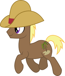 Size: 3000x3510 | Tagged: safe, artist:cloudy glow, coco crusoe, earth pony, pony, g4, trade ya!, .ai available, high res, male, simple background, solo, stallion, transparent background, vector