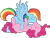 Size: 2060x1579 | Tagged: safe, artist:wownamesarehard, derpibooru exclusive, pinkie pie, rainbow dash, earth pony, pegasus, pony, g4, chest fluff, cute, duo, eyes closed, female, floppy ears, kiss on the lips, kissing, lesbian, mare, ship:pinkiedash, shipping, simple background, spread wings, transparent background, wingboner, wings, wip