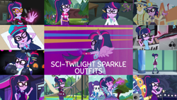Size: 1280x721 | Tagged: safe, edit, edited screencap, editor:quoterific, screencap, flash sentry, rarity, sci-twi, spike, spike the regular dog, twilight sparkle, dog, human, cheer you on, equestria girls, equestria girls series, equestria girls specials, forgotten friendship, g4, good vibes, mad twience, movie magic, my little pony equestria girls: friendship games, my little pony equestria girls: legend of everfree, my little pony equestria girls: rainbow rocks, my little pony equestria girls: summertime shorts, opening night, spring breakdown, sunset's backstage pass!, super squad goals, twilight under the stars, spoiler:eqg series (season 2), all good (song), archery clothes, arm behind head, armpits, blue eyes, bow (weapon), clothes, crystal guardian, cute, cutie mark, cutie mark on clothes, dress, eyes closed, faic, female, friendship games archery outfit, friendship games outfit, geode of shielding, geode of telekinesis, glasses, happy, hero, heroine, indoors, jewelry, light skin, magic, magical geodes, male, microphone, multicolored hair, music festival outfit, necklace, night, one eye closed, open mouth, outdoors, ponied up, ponytail, purple hair, purple skin, scientist, skirt, sleeveless, sleeveless dress, smiling, super ponied up, telekinesis, thinking, tomboy, tri-cross relay outfit, twiabetes, wavy mouth, wings, yacht