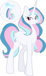 Size: 1340x2208 | Tagged: safe, artist:auroranovasentry, oc, oc only, oc:spark frost, pony, unicorn, female, magical lesbian spawn, mare, offspring, parent:rainbow dash, parent:twilight sparkle, parents:twidash, simple background, solo, transparent background