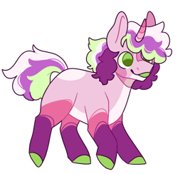 Size: 940x919 | Tagged: safe, artist:spaceoreosxoxo, oc, oc only, pony, unicorn, curved horn, horn, mlem, silly, simple background, smiling, solo, tongue out, transparent background