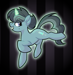 Size: 1018x1047 | Tagged: safe, artist:binkyt11, derpibooru exclusive, oc, oc only, oc:nurse bloodlust, pony, unicorn, beauty mark, eye clipping through hair, female, levitation, magic, mare, solo, telekinesis