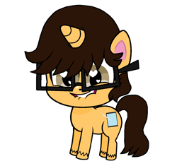 Size: 1318x1238 | Tagged: safe, artist:brandonthebronypony, oc, oc only, oc:brandon, pony, g4, g4.5, my little pony: pony life, simple background, solo, transparent background