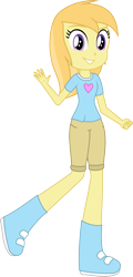 Size: 959x2001 | Tagged: safe, artist:lumorn, noi, equestria girls, g4, clothes, equestria girls-ified, grin, heart, pants, shirt, shoes, short pants, simple background, smiling, t-shirt, transparent background, vector