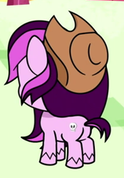 Size: 208x298 | Tagged: safe, screencap, lilith, earth pony, pony, g4.5, how applejack got her hat back, my little pony: pony life, butt, cowboy hat, cropped, female, hat, mare, plot, solo