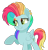 Size: 1280x1330 | Tagged: safe, artist:princess-kitsune-tsu, oc, oc only, oc:rainbow blitz, pegasus, pony, base used, female, mare, simple background, solo, transparent background