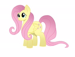 Size: 2048x1551 | Tagged: safe, artist:muffynogueira, fluttershy, pegasus, pony, g4, cute, shyabetes, solo