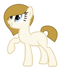 Size: 339x390 | Tagged: safe, artist:targetgirl, oc, oc only, oc:quinn, earth pony, pony, earth pony oc, female, looking up, mare, solo