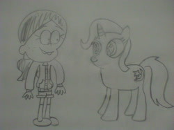 Size: 1600x1200 | Tagged: safe, artist:patricksiegler1999, trixie, g4, pencil drawing, ronnie anne santiago, sketch, the loud house, traditional art