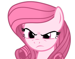 Size: 2591x2056 | Tagged: safe, artist:muhammad yunus, oc, oc only, oc:annisa trihapsari, earth pony, pony, angry, base used, earth pony oc, female, high res, mare, not rarity, simple background, solo, transparent background, unamused, vector