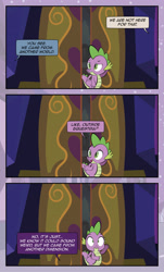 Size: 1920x3169 | Tagged: safe, artist:alexdti, spike, dragon, comic:quest for friendship, g4, comic, solo, winged spike, wings
