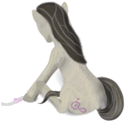 Size: 4000x3877 | Tagged: safe, artist:tiwake, octavia melody, earth pony, pony, g4, .svg available, bowtie, detailed, facing away, female, fur, high res, mare, no talk me im angy, png, rear view, simple background, sitting, solo, transparent background, vector