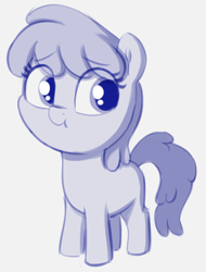 Size: 762x1002 | Tagged: safe, artist:heretichesh, berry punch, berryshine, earth pony, pony, g4, female, filly, sketch, solo