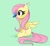 Size: 4096x3758 | Tagged: safe, artist:kittyrosie, fluttershy, butterfly, pegasus, pony, g4, blushing, butterfly on nose, cute, daaaaaaaaaaaw, female, heart, high res, insect on nose, kittyrosie is trying to murder us, looking at something, mare, profile, shyabetes, sitting, smiling, solo, spread wings, starry eyes, wingding eyes, wings