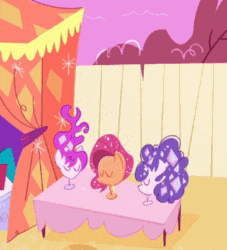 Size: 360x397 | Tagged: safe, screencap, princess cadance, alicorn, pony, g4, g4.5, my little pony: pony life, what goes updo, spoiler:pony life s02e17, animated, cropped, cute, cutedance, gif, hi anon, meme, solo