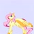 Size: 1080x1080 | Tagged: safe, alternate version, artist:tessa_key_, fluttershy, pegasus, pony, g4, eyelashes, feathered fetlocks, female, gray background, hoof polish, mare, simple background, smiling, solo, wings