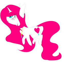 Size: 2449x2449 | Tagged: safe, artist:mediasmile666, oc, oc only, pony, art trade, female, high res, jewelry, mare, pendant, simple background, solo, transparent background