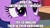 Size: 888x499 | Tagged: safe, edit, edited screencap, editor:megalobronia, screencap, twilight sparkle, g4, it's about time, my little pony: friendship is magic, season 2, caption, close-up, image macro, imgflip, meme, oh no he's hot, spongebob squarepants, squilliam returns, sweat, text, we don't normally wear clothes