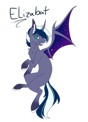 Size: 3372x4671 | Tagged: safe, artist:articfoxdraws, oc, oc only, oc:elizabat stormfeather, alicorn, bat pony, bat pony alicorn, pony, alicorn oc, bat pony oc, bat wings, chest fluff, female, flying, freckles, grin, horn, mare, missing cutie mark, one eye closed, raised hoof, raised leg, redesign, simple background, smiling, solo, transparent background, unshorn fetlocks, wings, wink