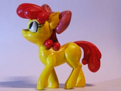 Size: 1600x1200 | Tagged: safe, artist:pessimizer, apple bloom, earth pony, pony, g4, 3d print, female, figurine, filly, irl, photo, solo, walking