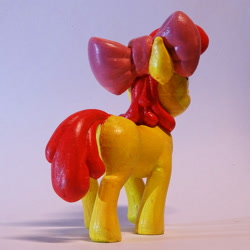Size: 1500x1500 | Tagged: safe, artist:pessimizer, apple bloom, earth pony, pony, g4, 3d print, female, figurine, filly, irl, photo, solo, walking