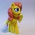 Size: 1279x1279 | Tagged: safe, artist:pessimizer, fluttershy, pegasus, pony, g4, 3d print, figurine, irl, photo, smiling, solo, spread wings, wings