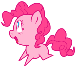 Size: 706x619 | Tagged: safe, artist:mayaliicious, pinkie pie, earth pony, pony, g4, chibi, cute, diapinkes, missing cutie mark, simple background, solo, transparent background