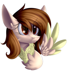 Size: 2386x2513 | Tagged: safe, artist:mediasmile666, oc, oc only, pegasus, pony, bust, chest fluff, female, high res, mare, simple background, transparent background