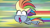 Size: 1920x1080 | Tagged: safe, screencap, rainbow dash, pegasus, pony, g4, g4.5, my little pony: pony life, playwright or wrong, faic, poggers, rainbow dash is best facemaker