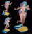 Size: 1280x1361 | Tagged: safe, artist:chyvak, princess celestia, human, g4, barefoot, beach, belly button, bikini, breasts, busty princess celestia, clothes, feet, female, figurine, humanized, midriff, running, side-tie bikini, solo, swimsuit