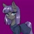 Size: 1653x1653 | Tagged: safe, artist:silkyunii, maud pie, earth pony, pony, g4, ear fluff, female, looking at you, mare, purple background, simple background, solo