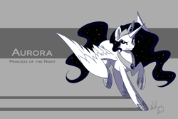 Size: 3000x2000 | Tagged: safe, artist:valkyrie-girl, oc, oc only, oc:princess aurora, alicorn, pony, action pose, alicorn oc, female, high res, horn, mare, solo, wings