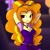 Size: 3000x3000 | Tagged: safe, artist:tjpones, adagio dazzle, equestria girls, g4, adorasexy, arm behind head, bedroom eyes, breasts, busty adagio dazzle, cleavage, clothes, cute, female, gem, high res, looking at you, sexy, siren gem, solo