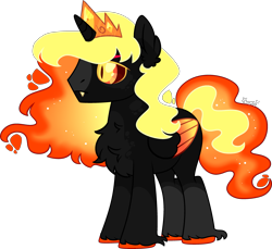 Size: 3279x2999 | Tagged: safe, artist:kurosawakuro, oc, oc only, alicorn, pony, base used, high res, male, offspring, parent:daybreaker, parent:king sombra, simple background, solo, stallion, transparent background